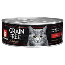 Консервированный корм для кошек «Зоогурман» Grain Free утка, 100 г