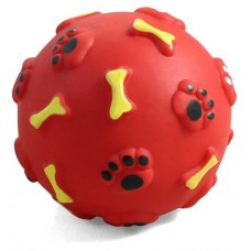 Игрушка для собак Triol Мяч с лапками и косточками, 75 мм