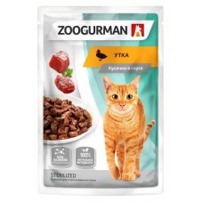 Влажный корм для кошек Zoogurman Sterilized гипоаллергенный, 85 г