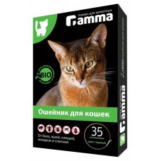 Ошейник для кошек Gamma био от внешних паразитов, 350 мм