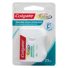 Купить Зубная лента Colgate Total с фтором и мятным вкусом, 25 м